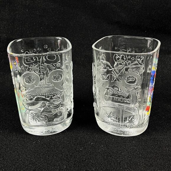 VTG McDonalds Mickey Mouse glasses Walt Disney World Millenium Celebration 2000 - Picture 4 of 12